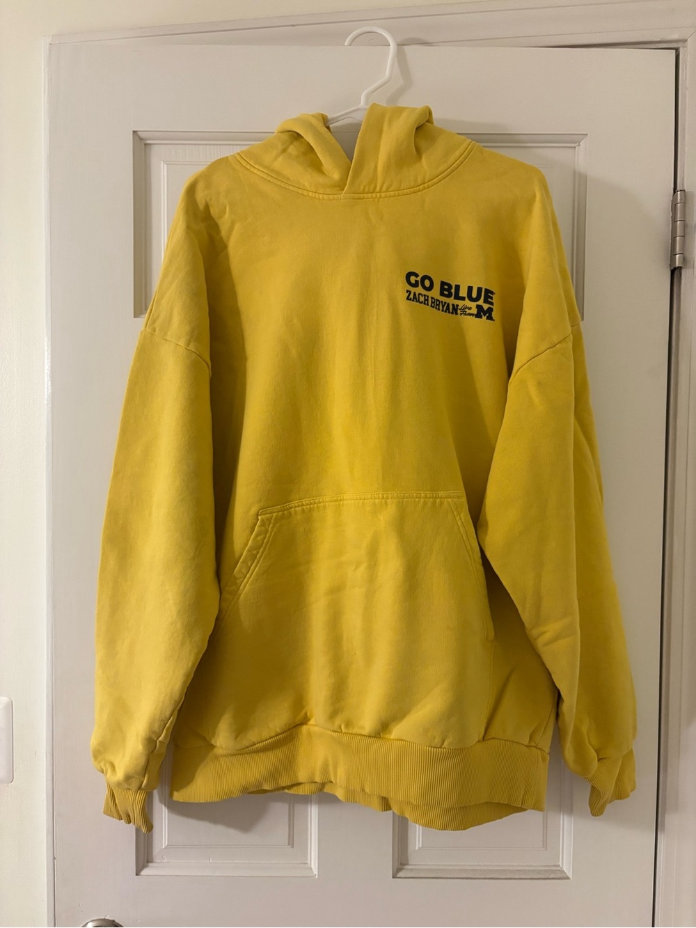 'Go Blue' Yellow Hoodie